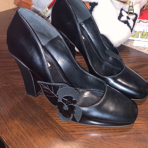 Fabrizio Viti black heels size 38 1/2 made in Italy - Picture 8 of 9